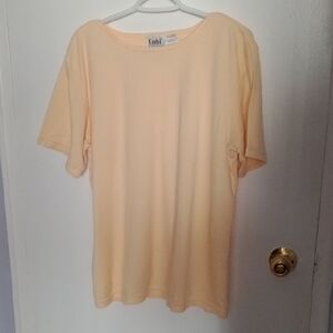 Vintage Pit To Pit 24.Cream Short Sleeve Tee Classic Fit